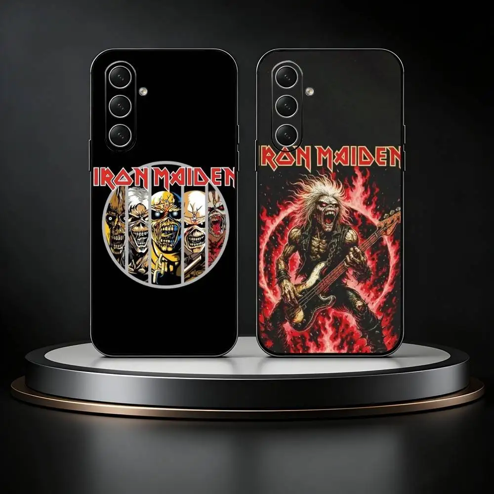 

M-Maidens Band I-Irons Phone Case For Samsung Galaxy A73,A72,A71,A70,A52,A51 Others Soft Black Cover