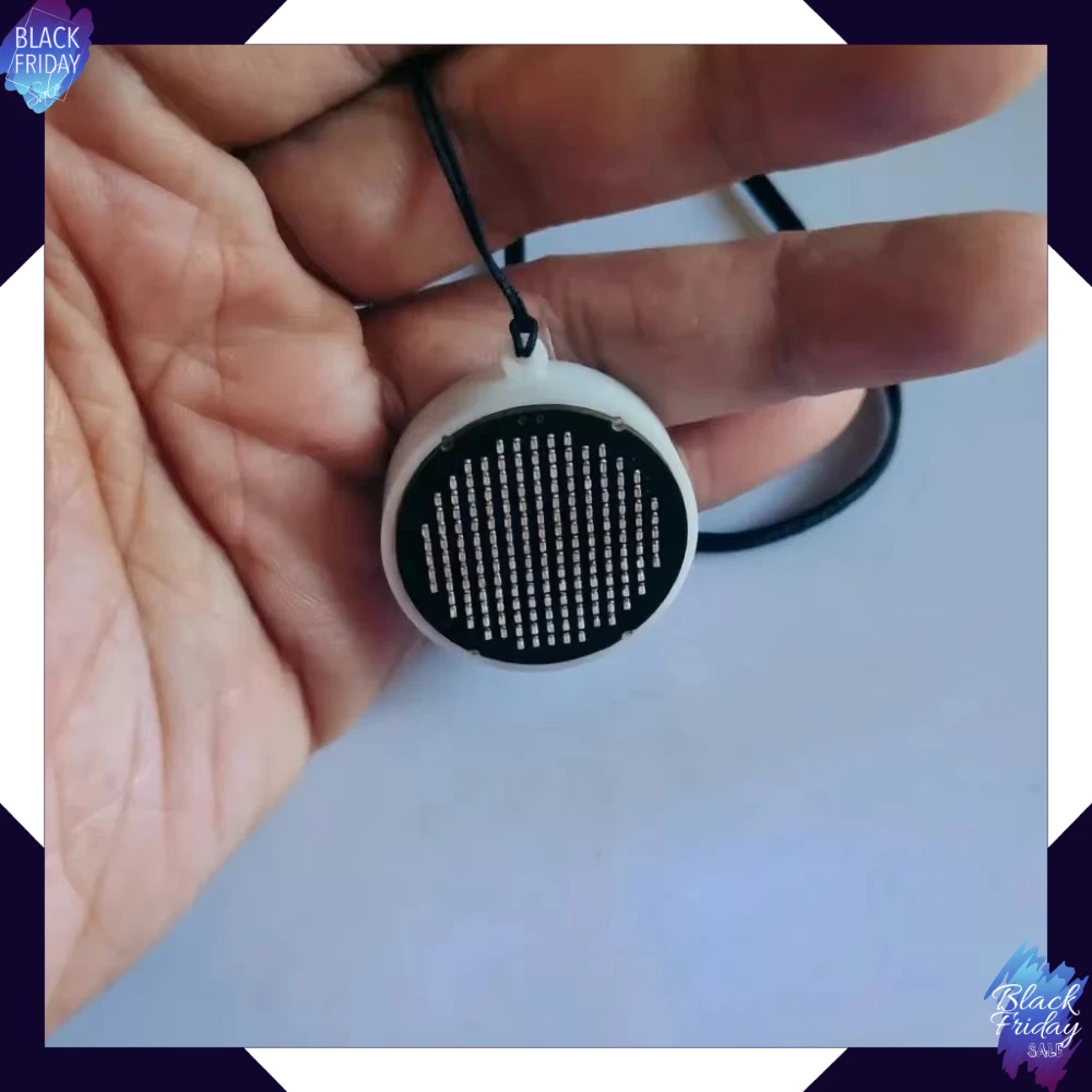 Round Pendant LED Fluid Simulated Luminous Desktop Ornament Water Flow Ambient Night Light Gaming E Sports Room Decor