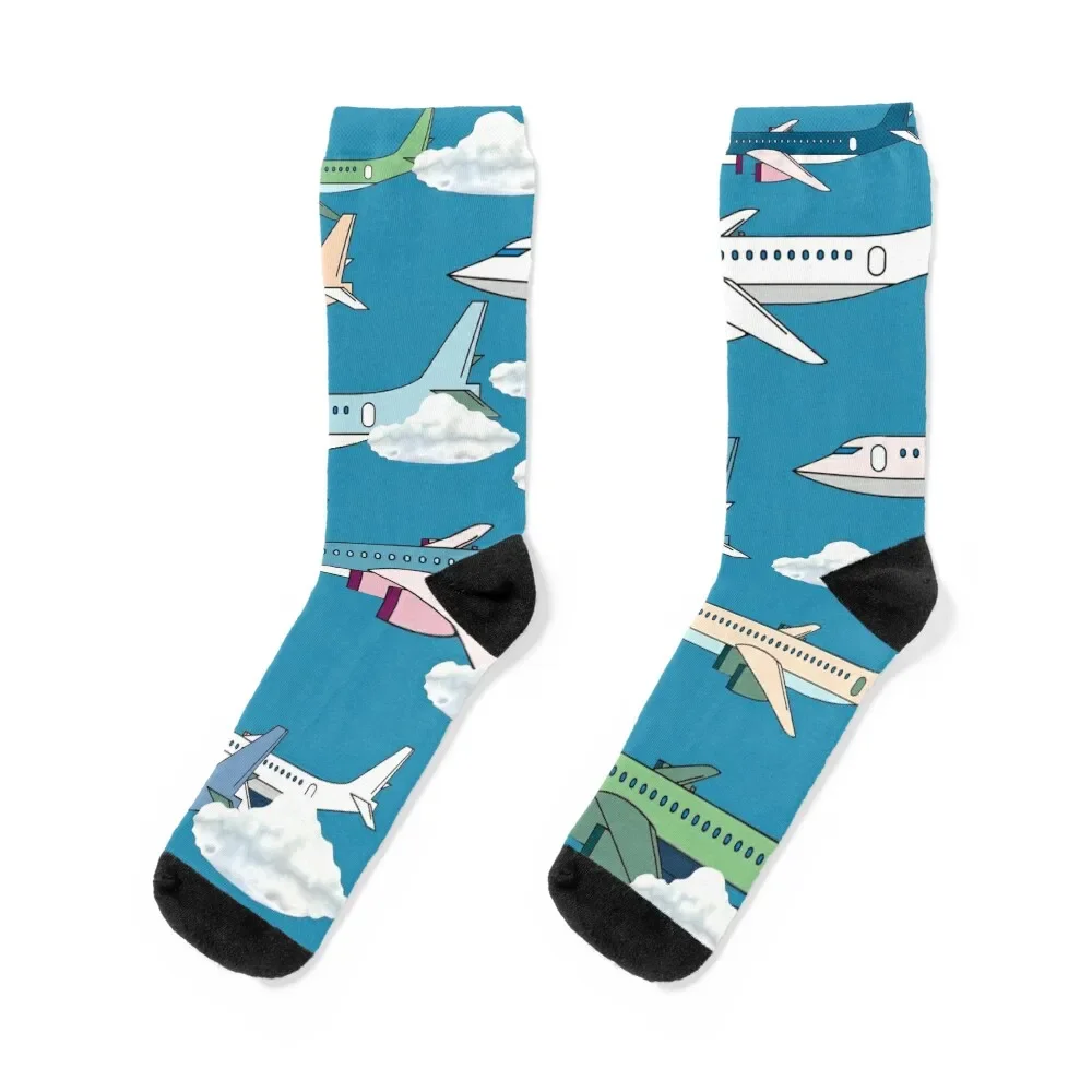 Planes In Sky Socks golf Thermal man winter aesthetic heated Designer Man Socks Women's anti-slip Run gifts Man Socks Women's