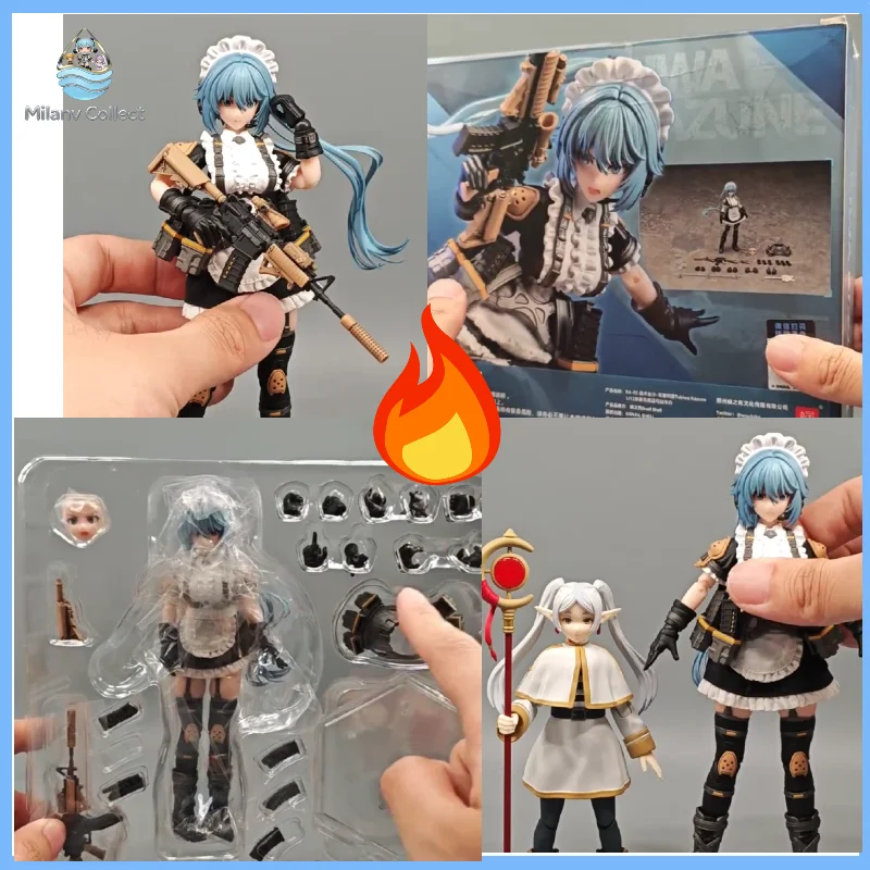 【In Stock】Snail Shell RA‑02 Tokiwa Kazune 1/12 Scale Tactical Maid Action Figure Movable Anime Collectible Model Toy Gift