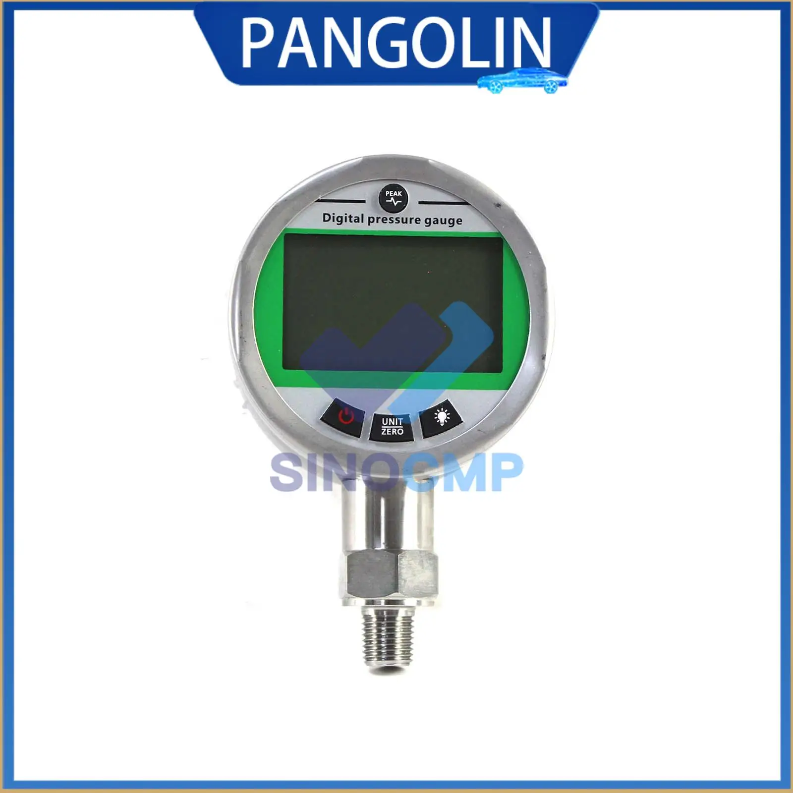 

PANGOLIN High-Precision Hydraulic Pneumatic Systems M101 Digital Pressure Gauge With 70MPA 10500PSI Range IP65 Stainless Steel