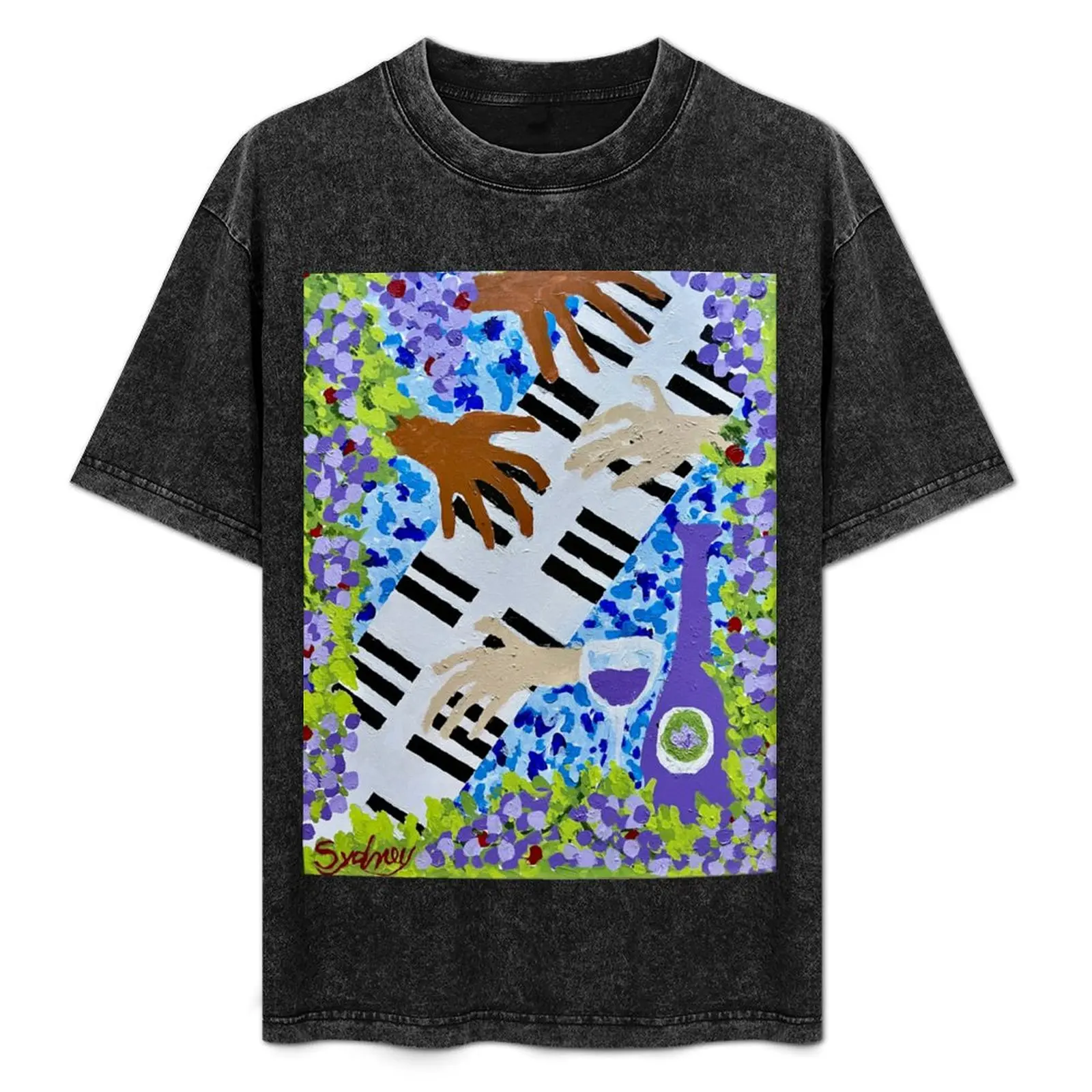 Camiseta Together is Better, top informal de manga corta de talla grande