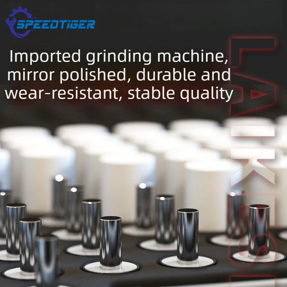 High Precision Solid Carbide Pin Gauge Set Tolerance Go No-Go Plug Gauge Pin Measuring Gauge Rod Kit for Precision Inspection