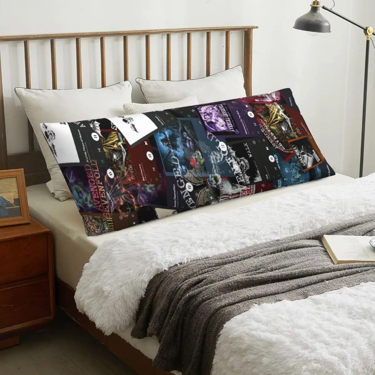 

Прямоугольная наволочка Avenged Sevenfold, чехол для подушки, декор из полиэстера, кровать, домашний комфорт, декоративная подушка