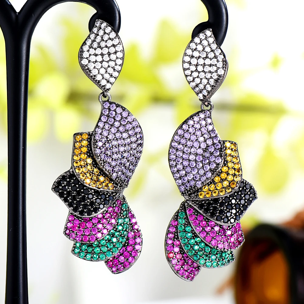 

missvikki Sparkly серьги 2021 тренд Luxury Pendant Earrings Jewelry High Quality Women Gift Design Christmas present Hot New