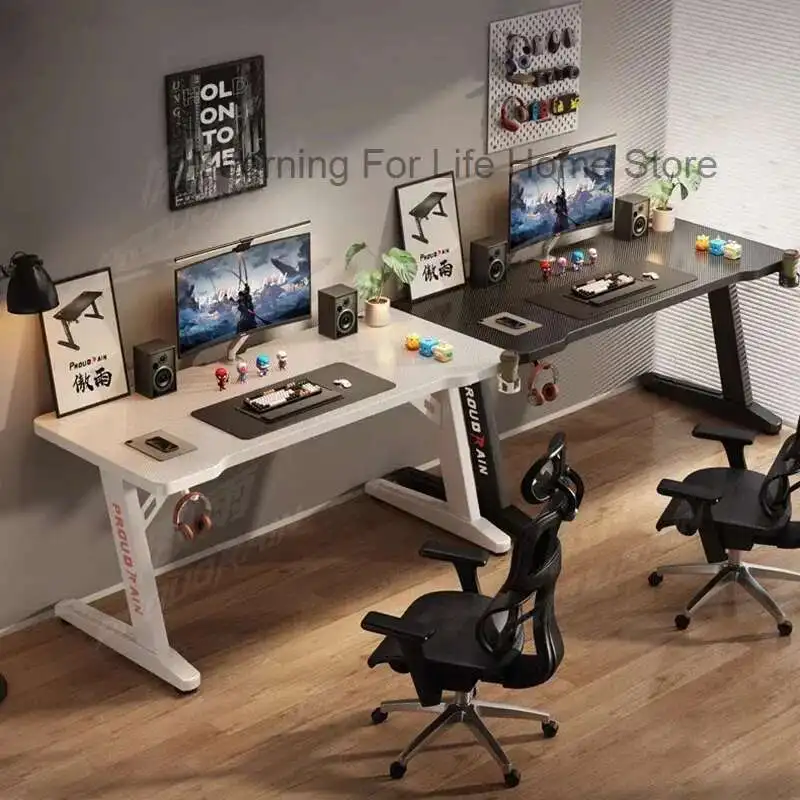 Consola de juegos, escritorios de ordenador, configuración de Pc, Notebook, alfombrilla de ratón de café, soporte para Monitor, accesorios de mesa, Tavolo para estudiantes, muebles para el hogar