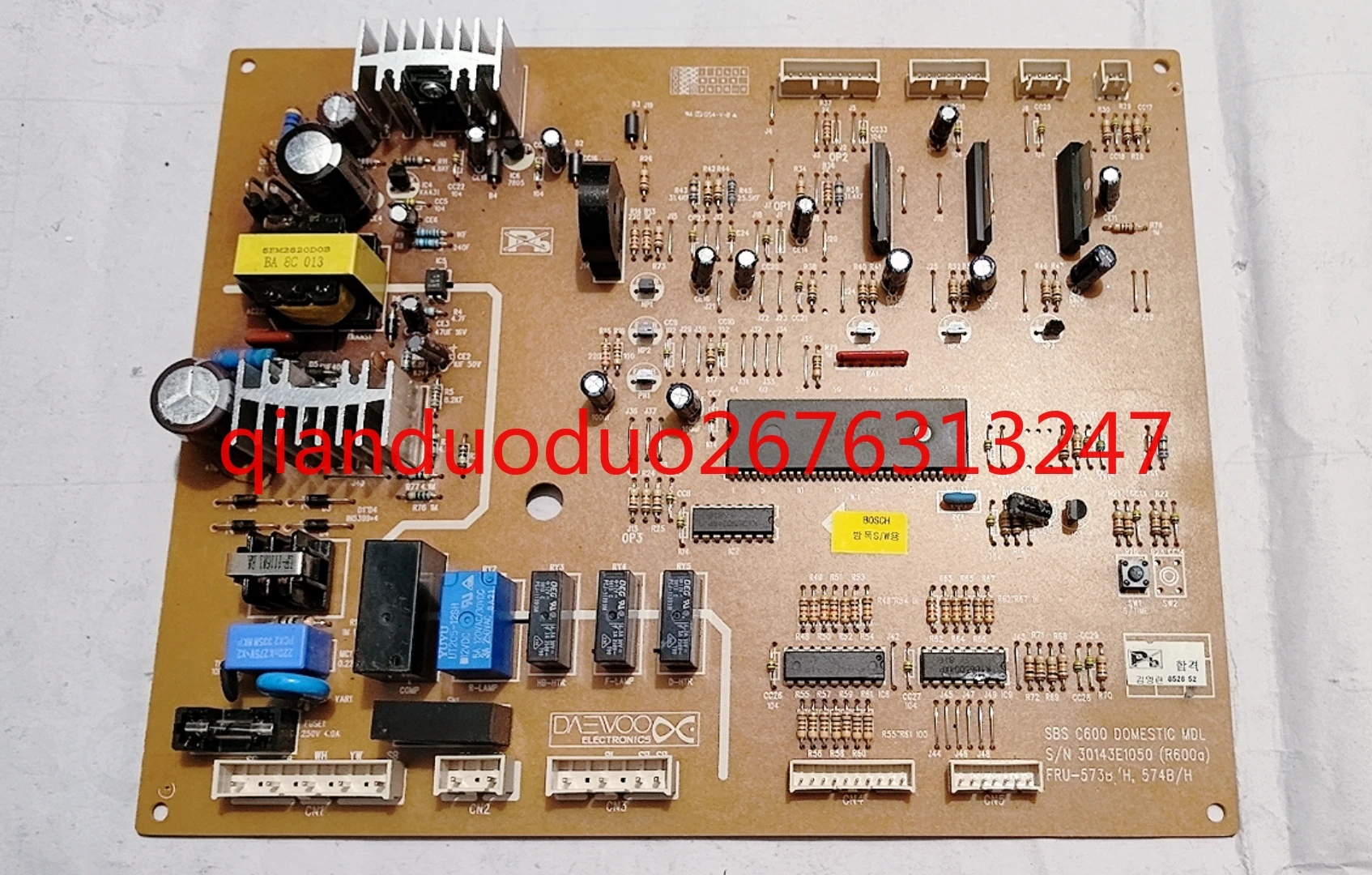 

Suitable for Siemens refrigerator KA56NV10TI computer board FRU-573 main board 30143E1050