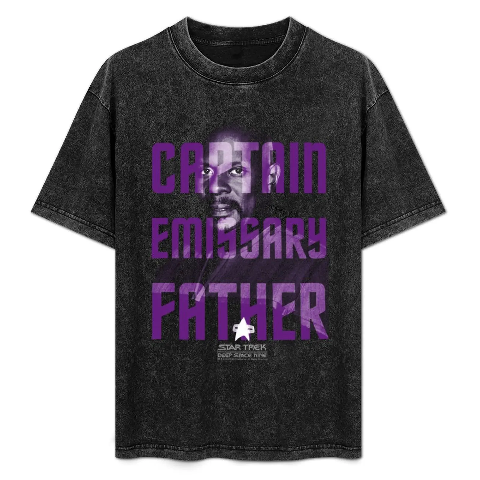 

Star Trek: Deep Space Nine Sisko Captain Emissary Father T-Shirt kawaii clothes summer 2025 vintage clothes tee shirts for men