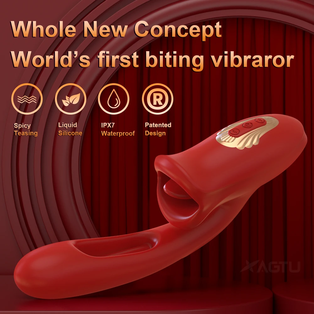 Tapping Vibrator for Women Tongue Licking Clitoris Stimulator Vagina Vibrator Oral Sex Toy for Women Female Masturbation