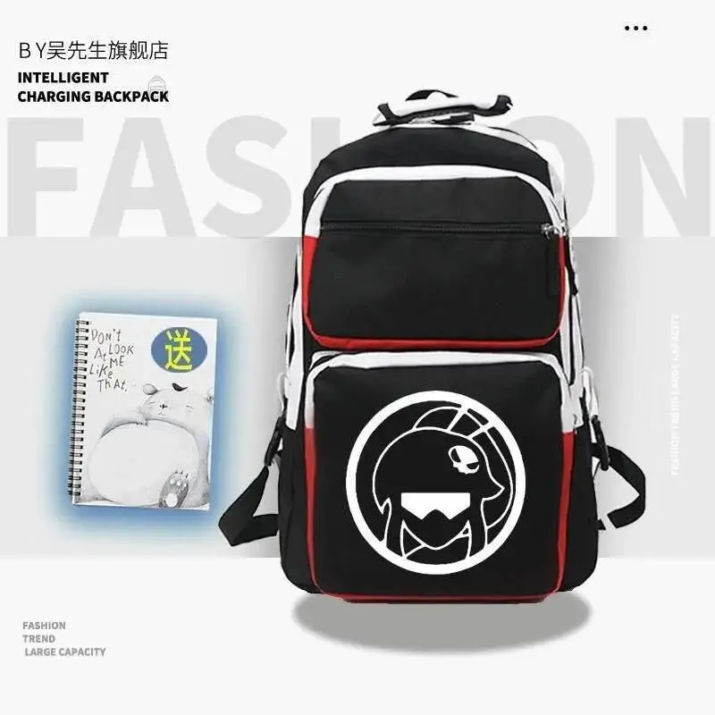 

Anime Game Breathable Mesh Black White Red Tengen Toppa Gurren Lagann Teens School Bags Backpacks