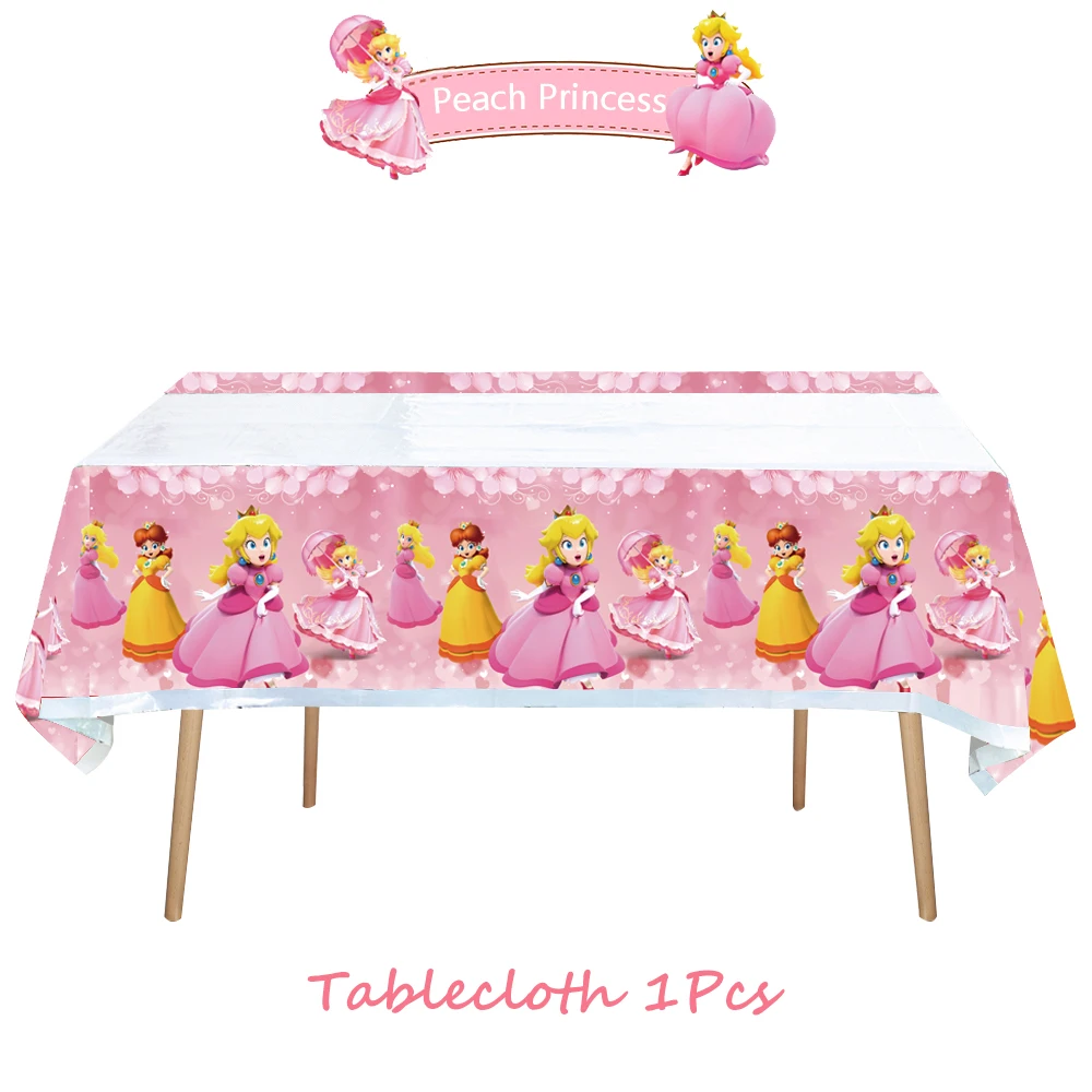 Prinses Perzik Mariod Super Bros Feestartikelen Meisje Gunsten Feestaccessoires Decoratie Papieren Bord Beker Achtergrond Festivel Cadeau