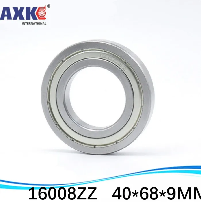 

3pcs Free Shipping Double Shielded Deep Groove Ball Bearings 16008ZZ 40*68*9 Mm Inch Bearing AXK Steel Ra 0.8