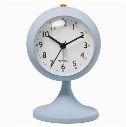 Kids Metal Table Watch Check Time Bedhead Clock Simple Electronic Alarm Night Light Table Watch Quartz Watch