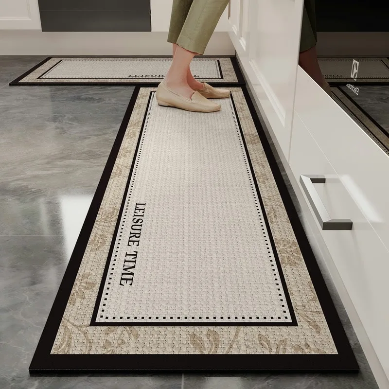 

Kitchen Floor Mat Absorbent Non-slip Carpet Diatom Mud Long Foot Mats Minimalist Style Home Decoration Rug for Bathroom 주방 카펫
