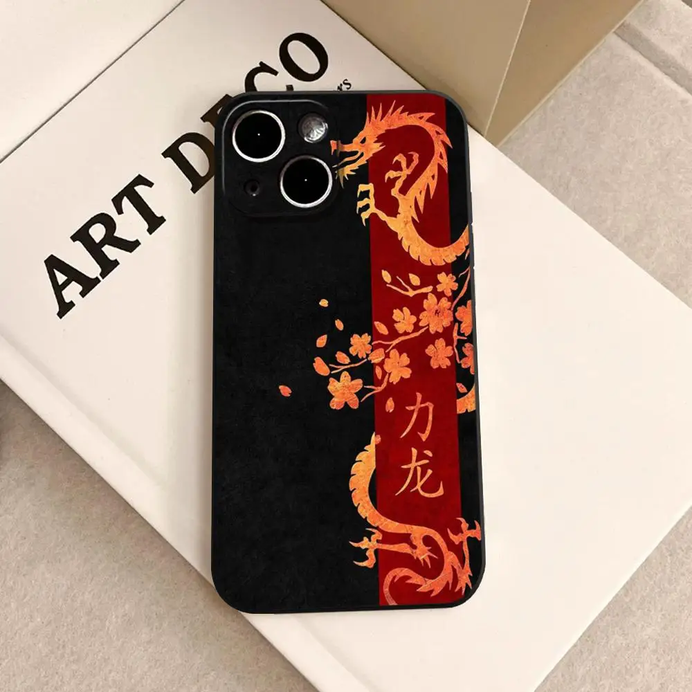HD Advanced Dragon Phone Case For iPhone 17 Air 16 15 14 Plus 13 12 11 Pro Max 16e Shockproof HD Clear Back Cover