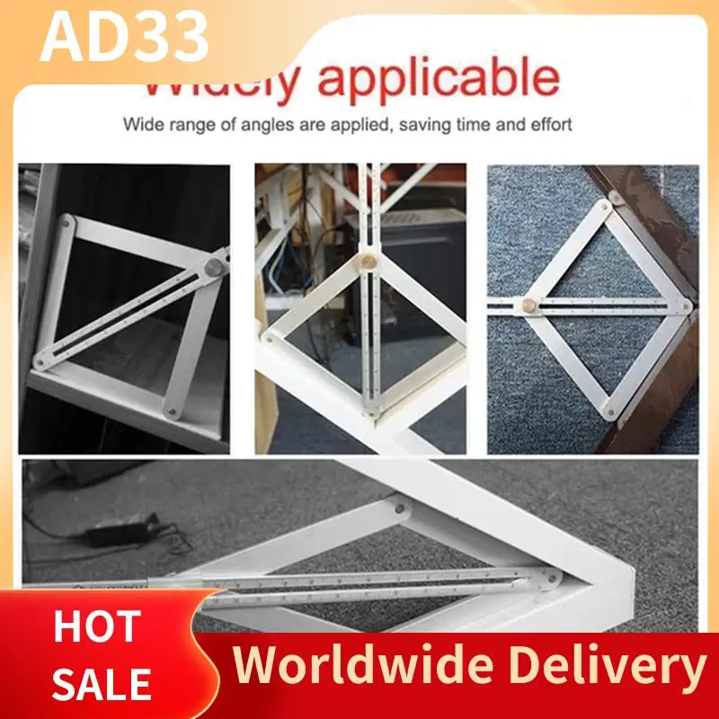 

Top Deals Corner Angle Finder, Multifunction Protractor Angle Finder With Scale, Aluminum Miter Saw Bevel Gauge