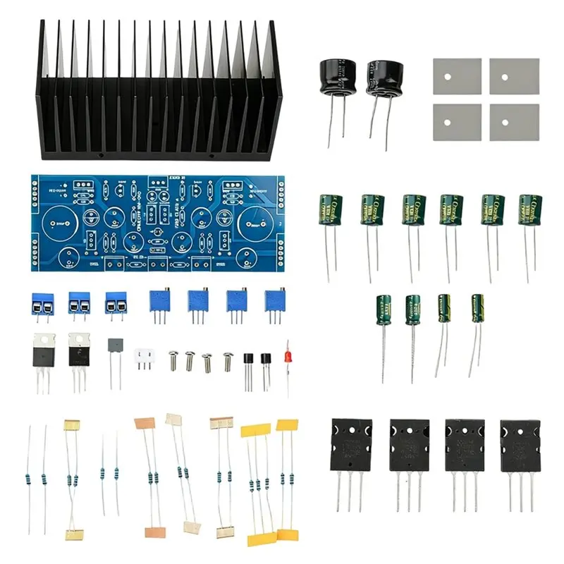 

Комплект платы усилителя мощности JABS-DIY Audiophile 1969, комплект платы лампового усилителя HIFI, DC12-30V 20Wx2
