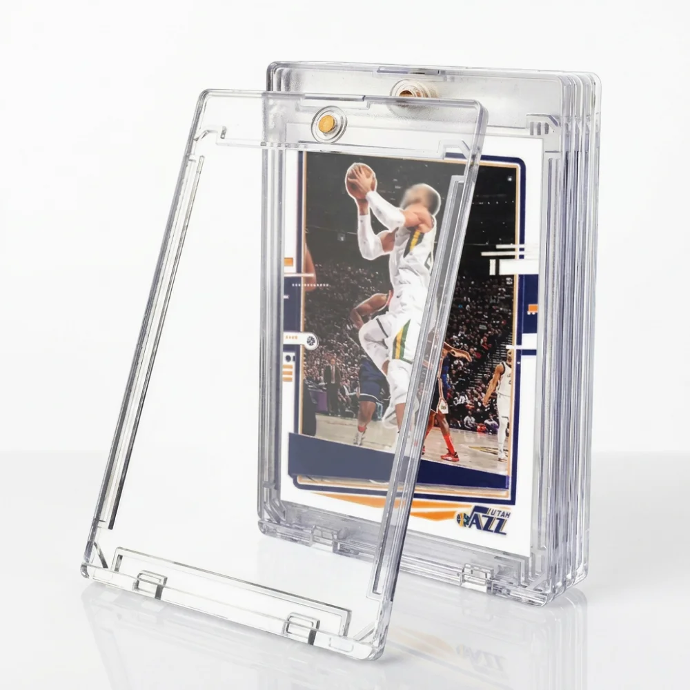 5PCS magnetic card sleeves, 35/100/360PT HD transparent card sleeves,for Trading card games,sports other graded cards organize