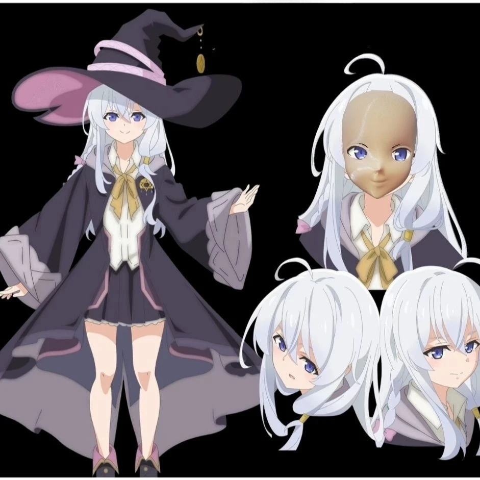 

Customize Character Witch Irene Kigurumi Half Head with Lock Anime Cosplay Kig Mask Costumes Accessories 3D Head Shell Prop