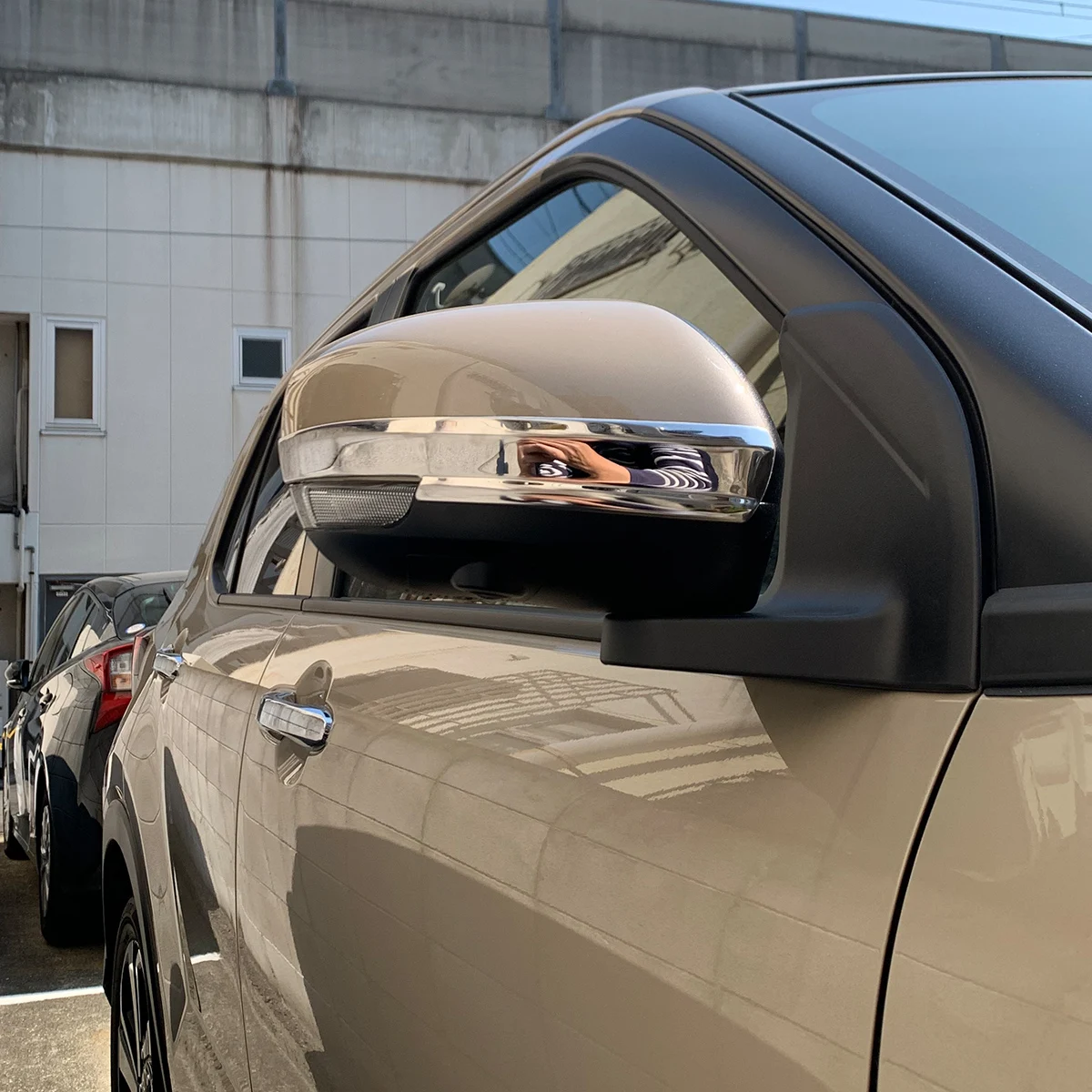 Car Mirror Garnish Protectors Trim High Grade Car Chrome Sticker for Toyota Raize A200A/210A 2019 Automotive Exterior Stickers
