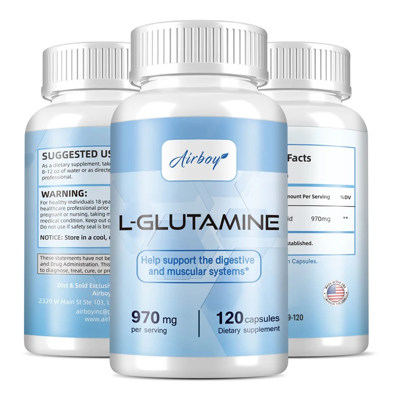 

L-Glutamine Supplement - Supports Digestive , Gut Health and Promotes Muscle Growth and Recovery, Improves Immunity