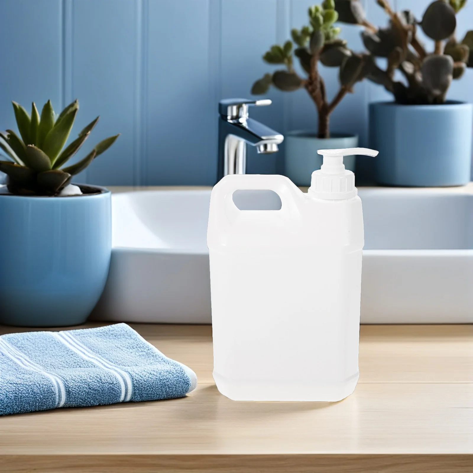 

2Pcs Plastic Pump Bottles Transparent Refillable Shower Gel Shampoo Lotion Dispenser Storage Container for Bathroom