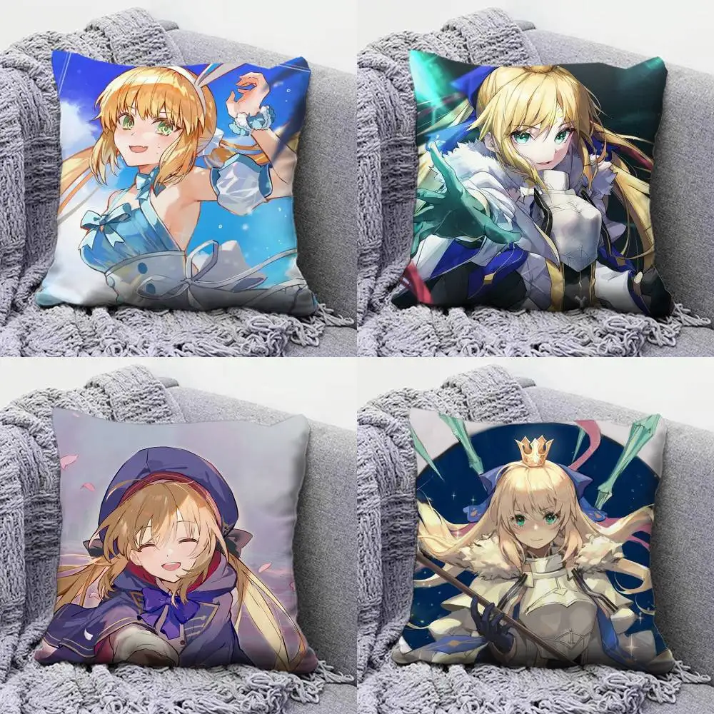 

Arthuria Caster Fate Grand Order Game Pillow Covers, Home Sofa Cushion Covers and Aecorative Custom