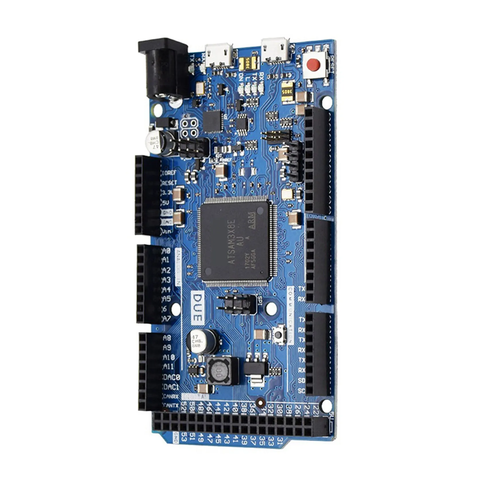DUE R3 papan pengembangan SAM3X8E modul kontrol utama pembelajaran lengan 32-Bit untuk papan pengembangan Arduino