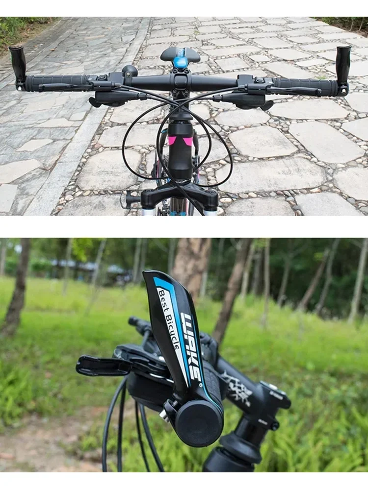 AliExpress Bicycle Aluminum Alloy Auxiliary Handlebar MTB Bike Bar Ends for Handlebar 22.2mm Bike Vice Handle Bar Ultralight Bicycle Parts