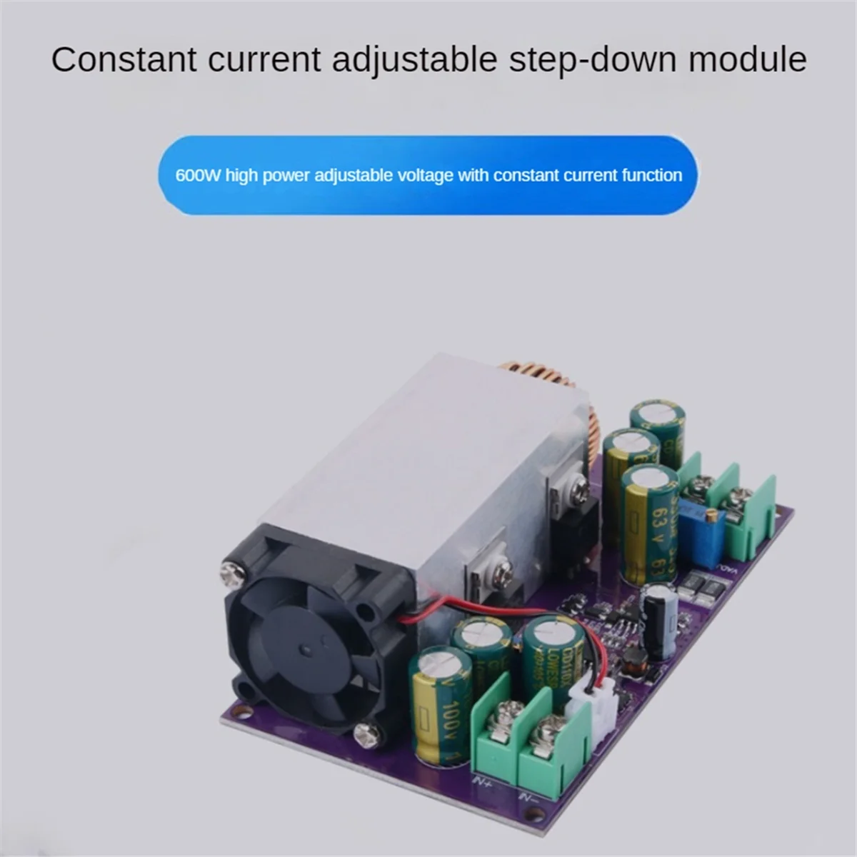 Convertidor Buck DC-DC DC12-75V a 2,5-50V 600W regulador Buck voltaje corriente constante módulo de fuente de alimentación ajustable