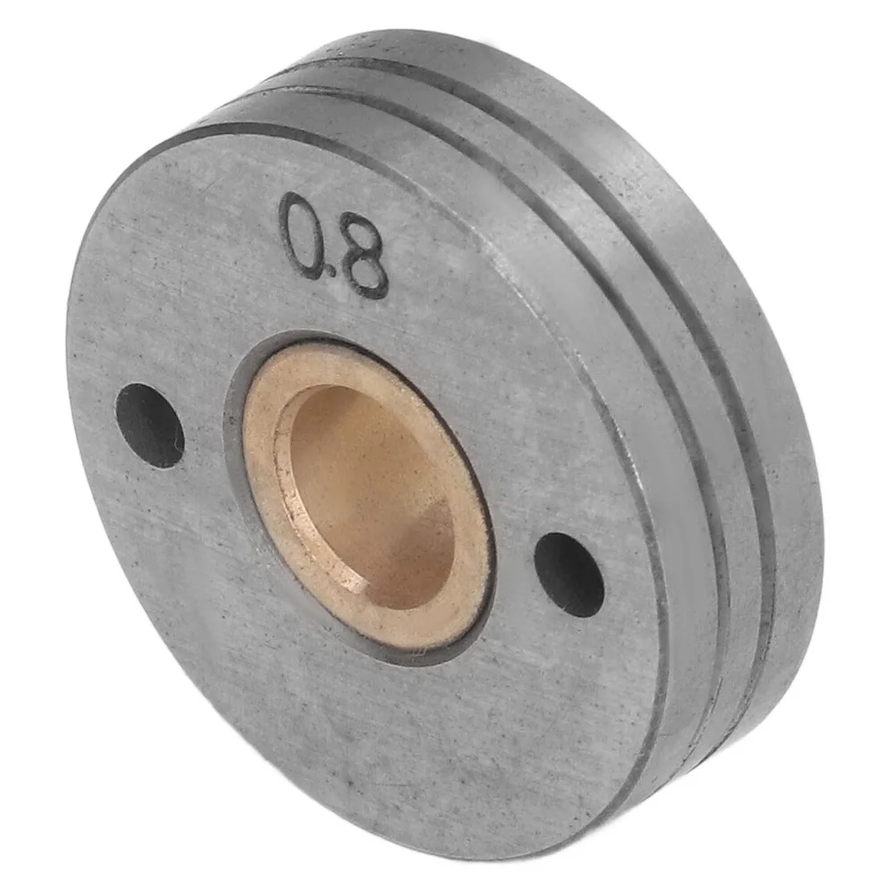 5PCS Steel Bearing Wire Feeder Wheel Double Drive 0.8‑1.0mm Groove Welding Wire Guide Rollers for BINZEl 15AK 24KD 36KD