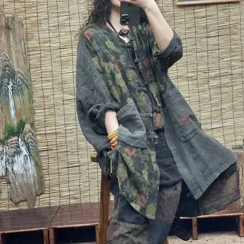 

Длинная куртка Artistic Retro Color Sub Plate Retro Medium