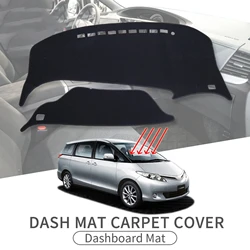 Car Dashboard Mat for Toyota Previa 50 2006-2019 XR50 Estima Tarago Sunshade Protective Carpet Dash Mat Dashmat Accessories