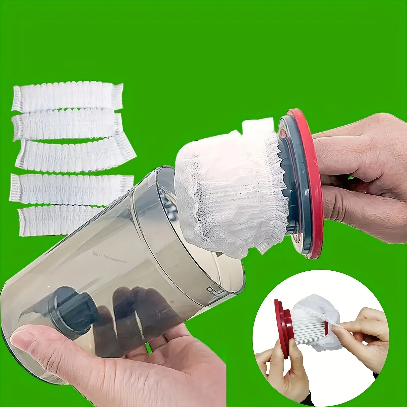 Universal Disposable Vacuum Cleaner Filter Elements 50pcs/100pcs Non-Woven Fabric Filter Accessories for Household Cleaners
