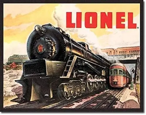Kexle Lionel Train 5200 Railroad Retro Vintage Look Ad Poster Wall Art Decor Metal Tin Sign -aluminum