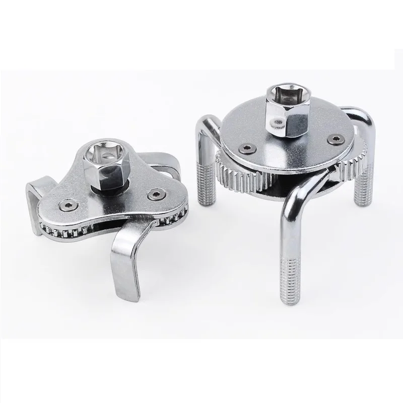 

3-кулачковый масляный фильтр, регулируемый гаечный ключ для снятия мотоциклов, автомобилей, грузовиков и сверхмощных масляных фильтров, подходит для привода 3⁄8 и 1⁄2 дюйма