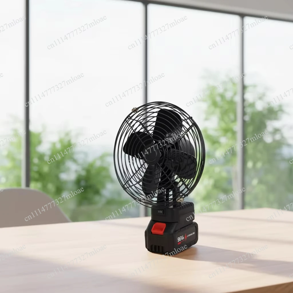 High quality DIY industrial brushless motor 21V wireless lithium battery fan outdoor camping booth fan charging