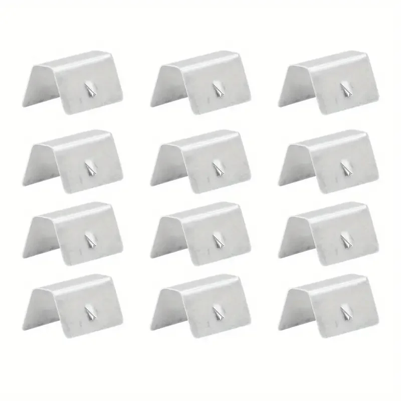 

12pcs Car Wind Rain Deflector Fitting Clips Stainless Steel Car Rain Eyebrow Clip Replacement Auto Accessories For Heko G3