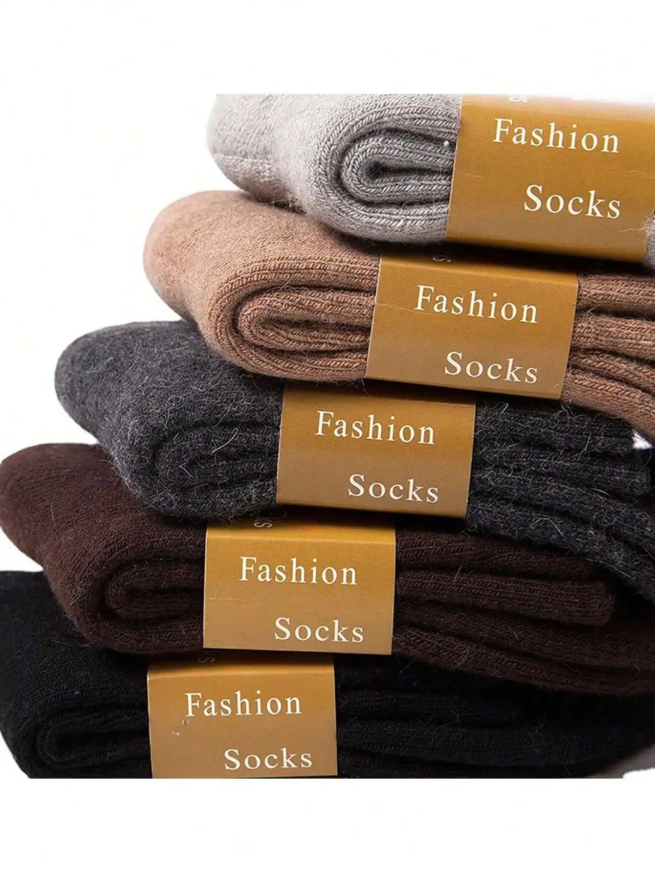 1 Pairs Winter Warm Women Socks Merino Wool Men Super Thicker Solid Against Cold Thermal Plush Thick Snow Terry Socks