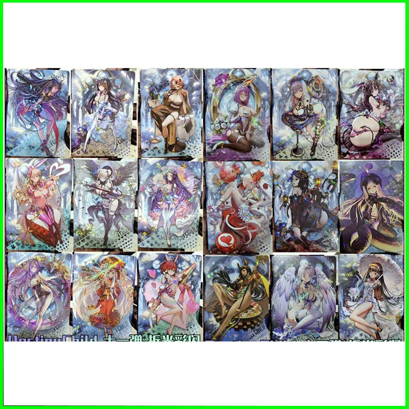 Anime Character Di Collection Kamanaki Sarana Kano Mikuna Kano Yosuba Laser Flash Card Boy Game Toys Christmas Birthday Gifts