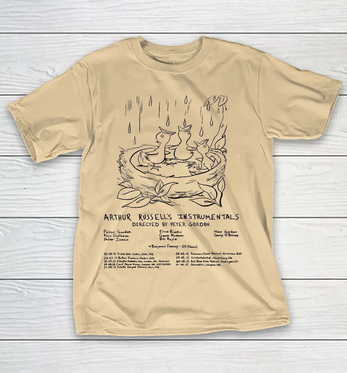Arthur Russell Instrumentals Album Tour S to 5XL Unisex T-shirt TMB5014