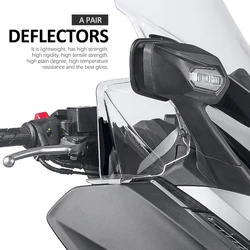 New Side Windshield Windscreen Wind Deflector For Honda forza 250 FORZA 300 Forza 350 Handguards Forza 125 Forza125 2019-2024