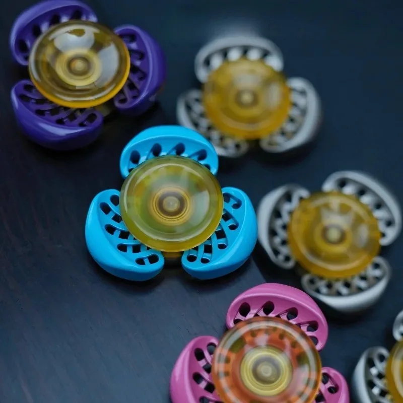 Turbina EDC Tecnologia nera Stampa 3D 3 pagine Meccanico R188 Cuscinetto Giroscopio con punta delle dita Giocattolo di decompressione