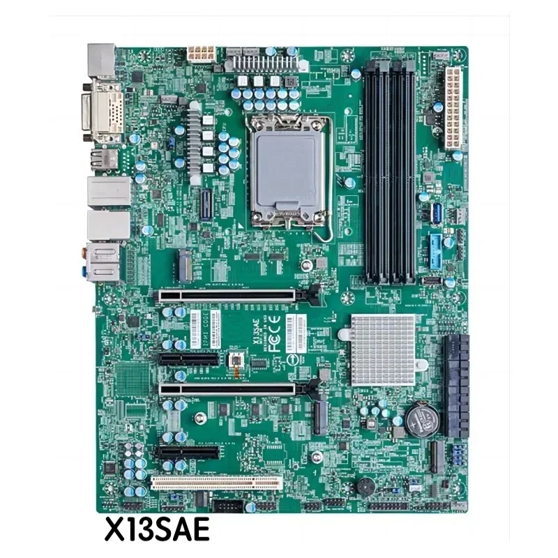 For Supermicro X13SAE Workstation Motherboard X13SAE W680 LGA1700 Mainboard 100% Tested OK Fully Work Free Shipping