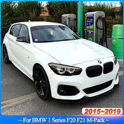 For BMW F20 F21 M-Sport Maxton Style Front Bumper Lip Spoiler Splitter Diffuser 118i 120d 120i M135i M140i 2015-2019 LCI Bodykit