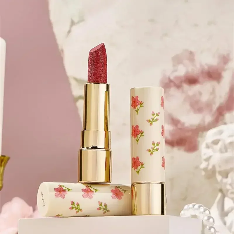 Vintage Relief Matte Lipstick Long-lasting Non Stick Cup Nude Lip Beauty Makeup Smooth Waterproof Lipstick Gift Lipstick