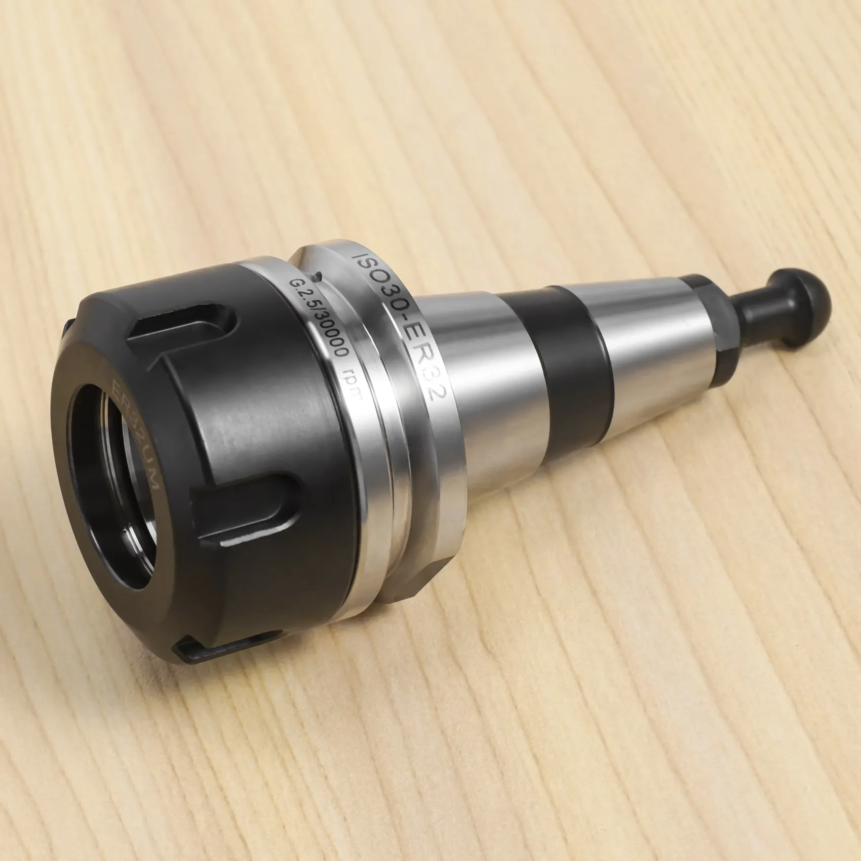Balans Chuck ISO30 ER32 50L Balans Spantang Klauwplaat G2.5 30000 RPM CNC Gereedschaphouder Roestvrij Staal