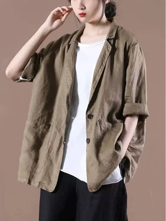 

Корейский стиль, большие размеры, женский, новинка 2026 года, художественный открытый кардиган, тонкий пиджак, летняя рубашка для защиты от солнца и кондиционированных помещений