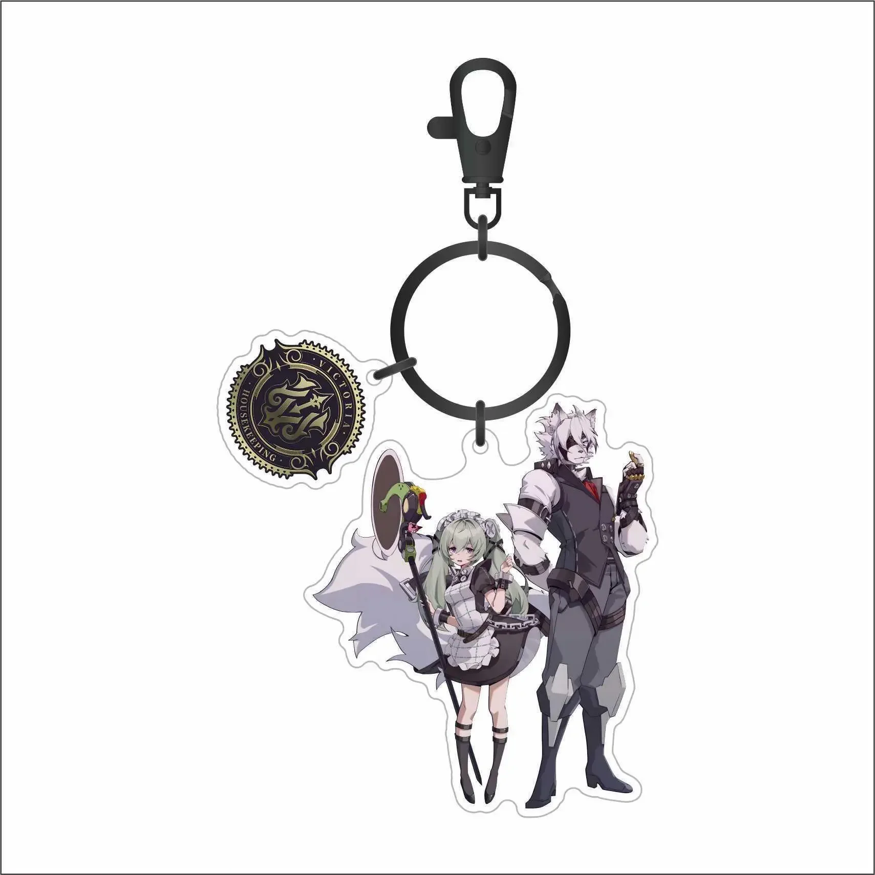 Zenless Zone Zero Acrylic Keychain Von Lycaon Ellen Joe Grace Howard Nekomiya Mana Key Chain Game Cosplay Props Gift