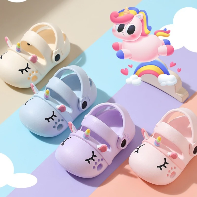 Summer Child Sandals 2026 New Korean Version Child Soft Sandals Fashion Candy Color Children's Non Slip Outdoor Beach Sandals